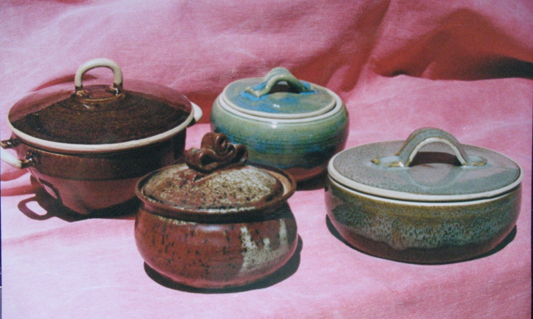 Pots with lids