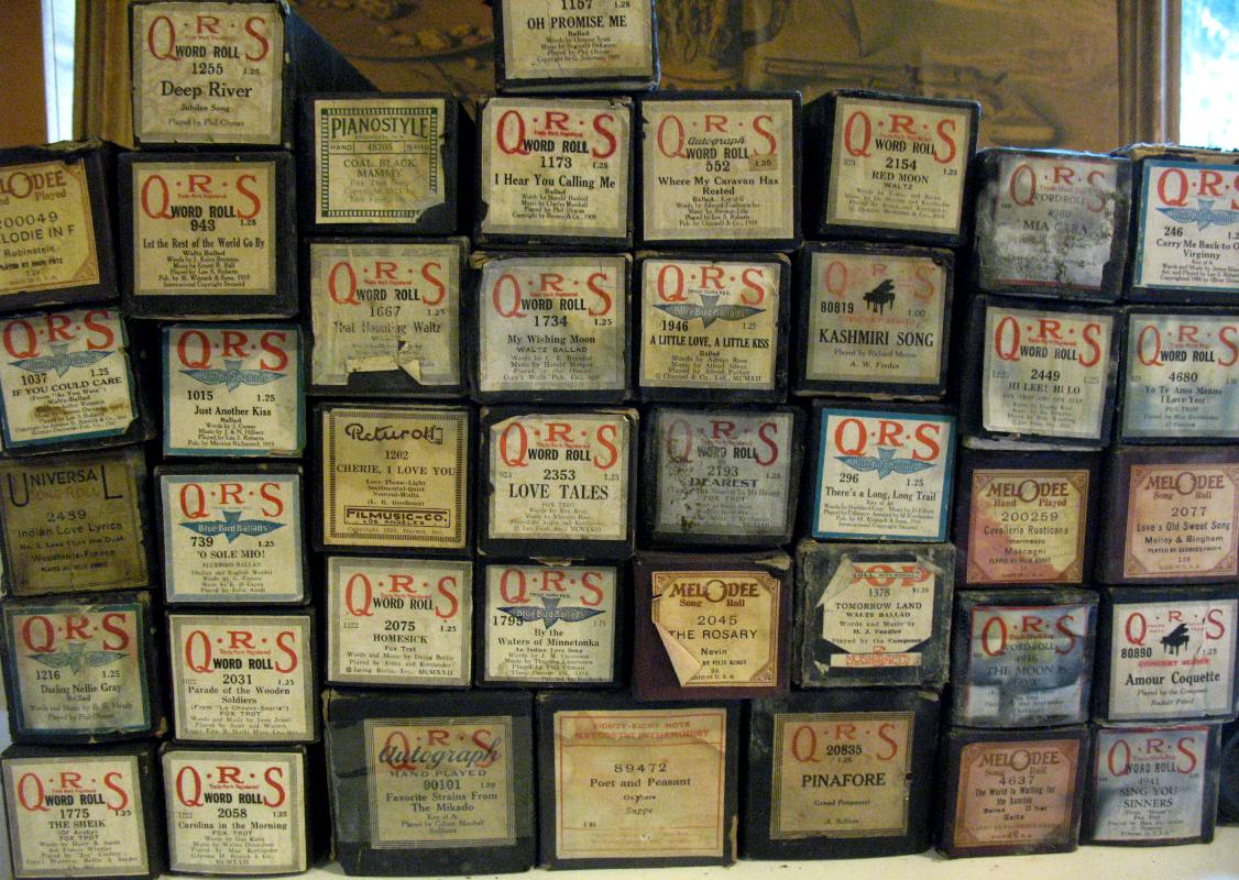 PLAYER PIANO ROLLS